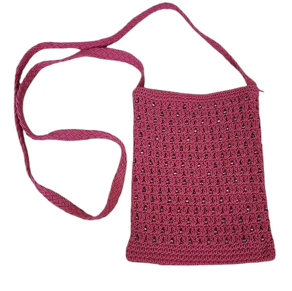 Lord and Taylor Crochet Beaded Evening Purse - Picture 6 of 6